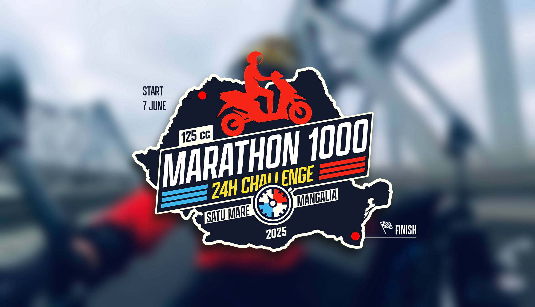 MARATHON 1000 - Challenge 24H cu Scutere de 125cc: Satu Mare – Mangalia